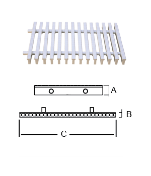 SPP ÇİFT GEÇME SAVAK IZGARALARI