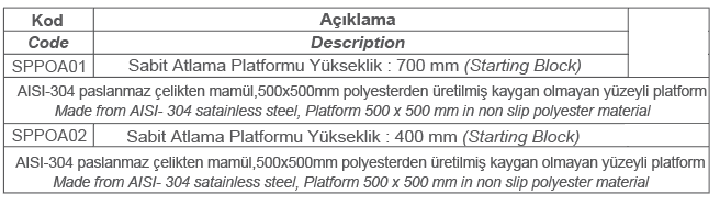 SABİT ATLAMA PLATFORMU